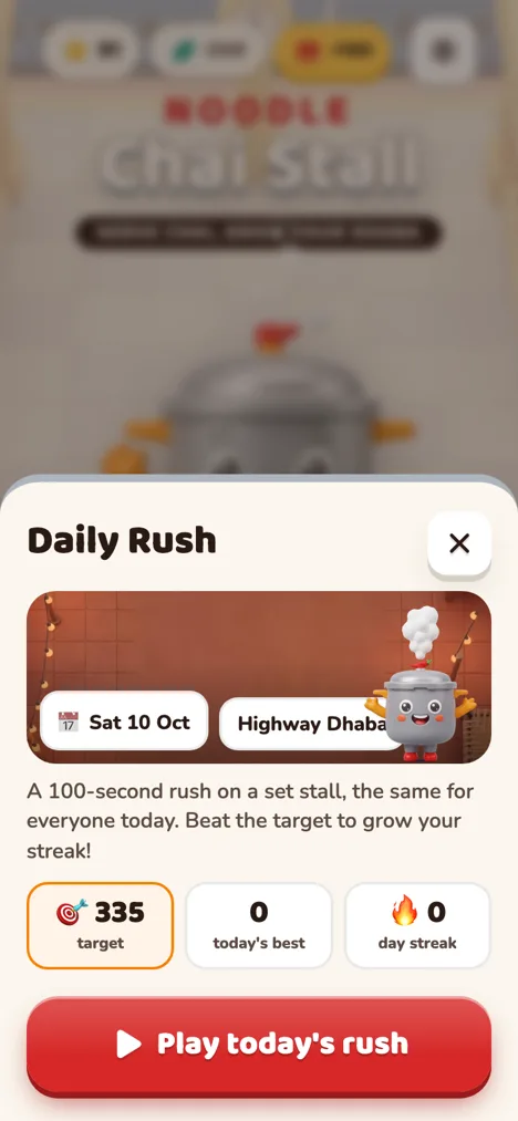 Today's Daily Rush
